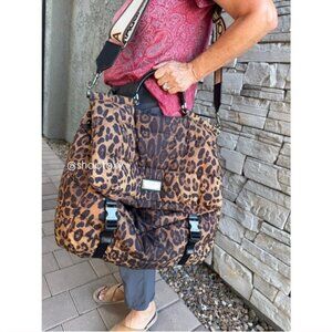Dolce & Gabbana DG Leo XL Leopard Nylon Sicily Crossbody